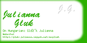 julianna gluk business card